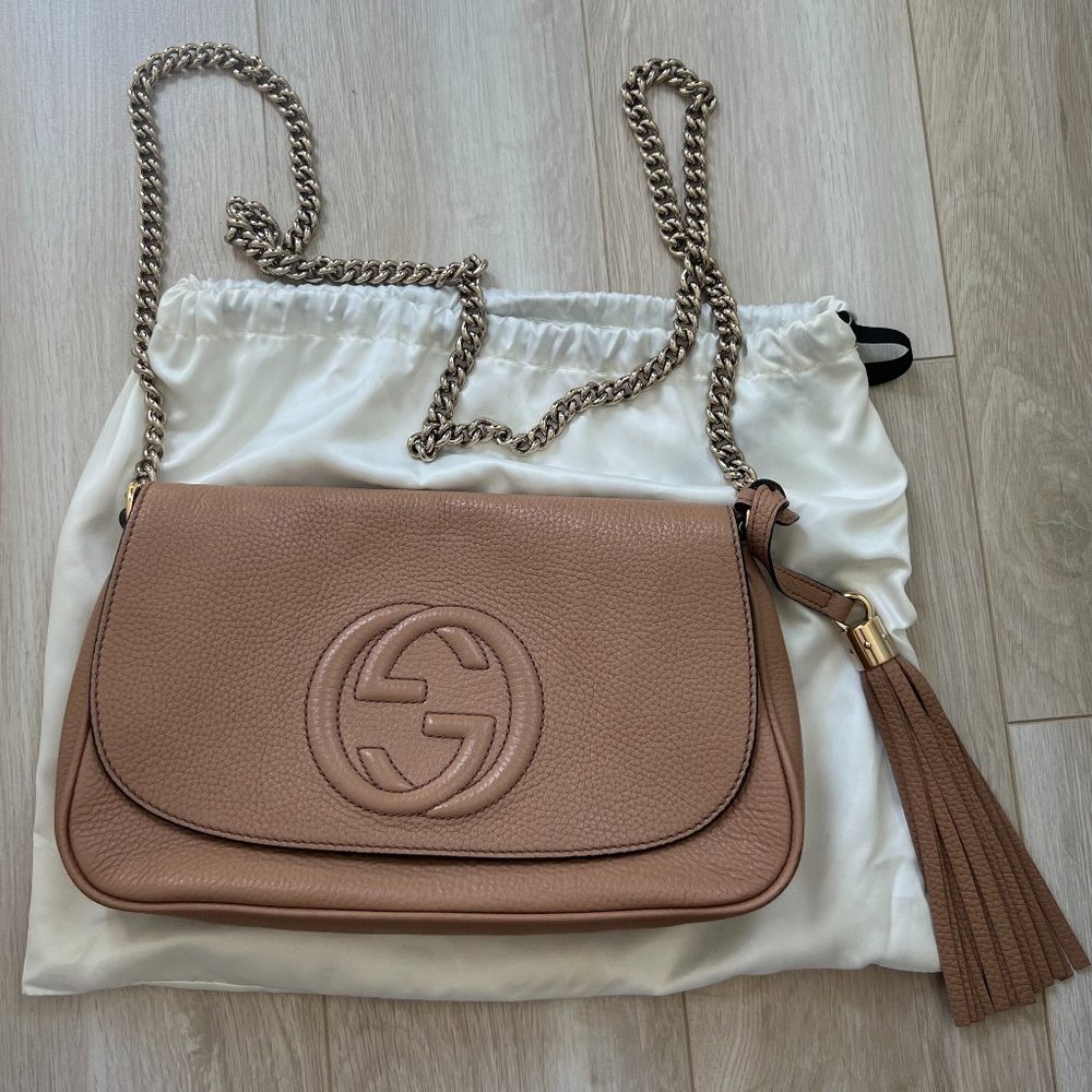 Gucci Soho Flap Crossbody with dust bag - great condition
